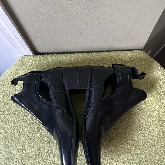 NWT Zara Sleek Black Ankle Booties Sz 9 - Picture 10 of 14